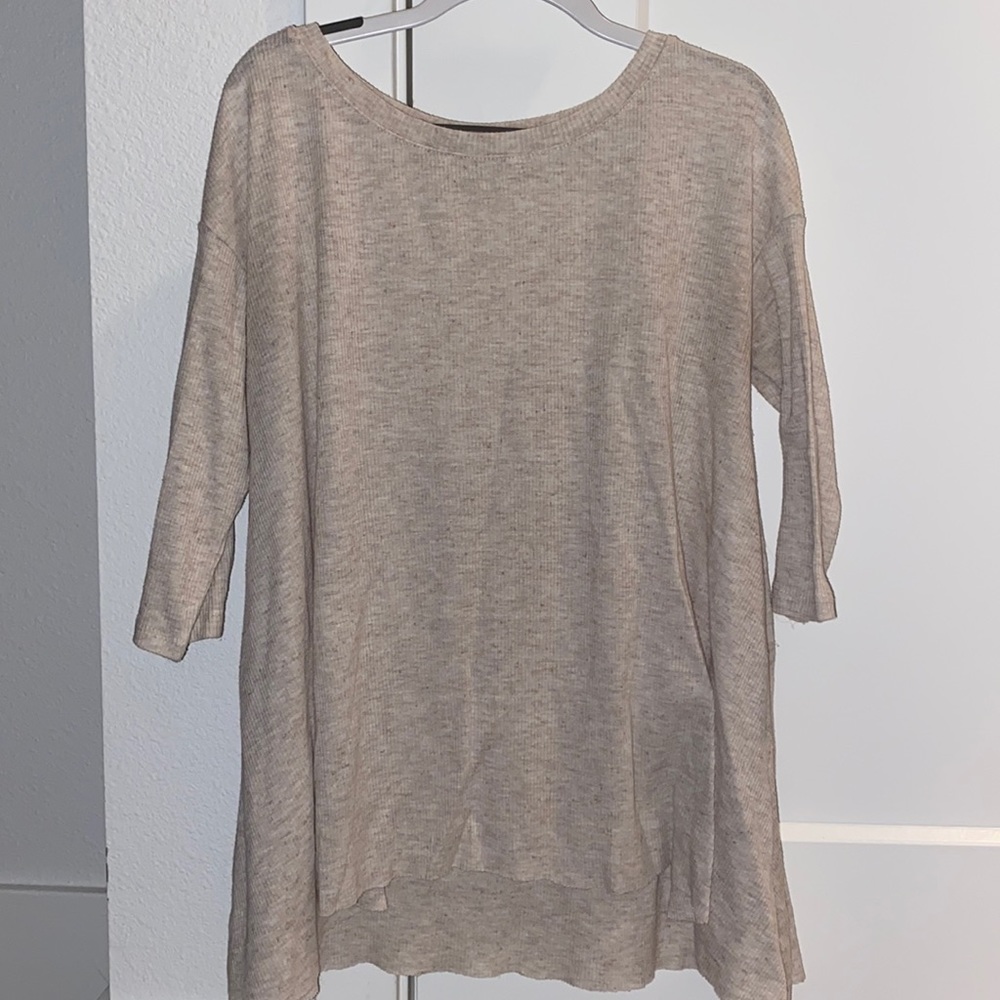 BERSHKA RIBBED TOP